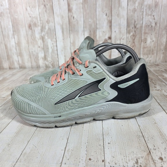 Altra Torin 5 Womens Running Shoes Light Blue Peach Lace Size 9.5‎ W - Picture 2 of 9